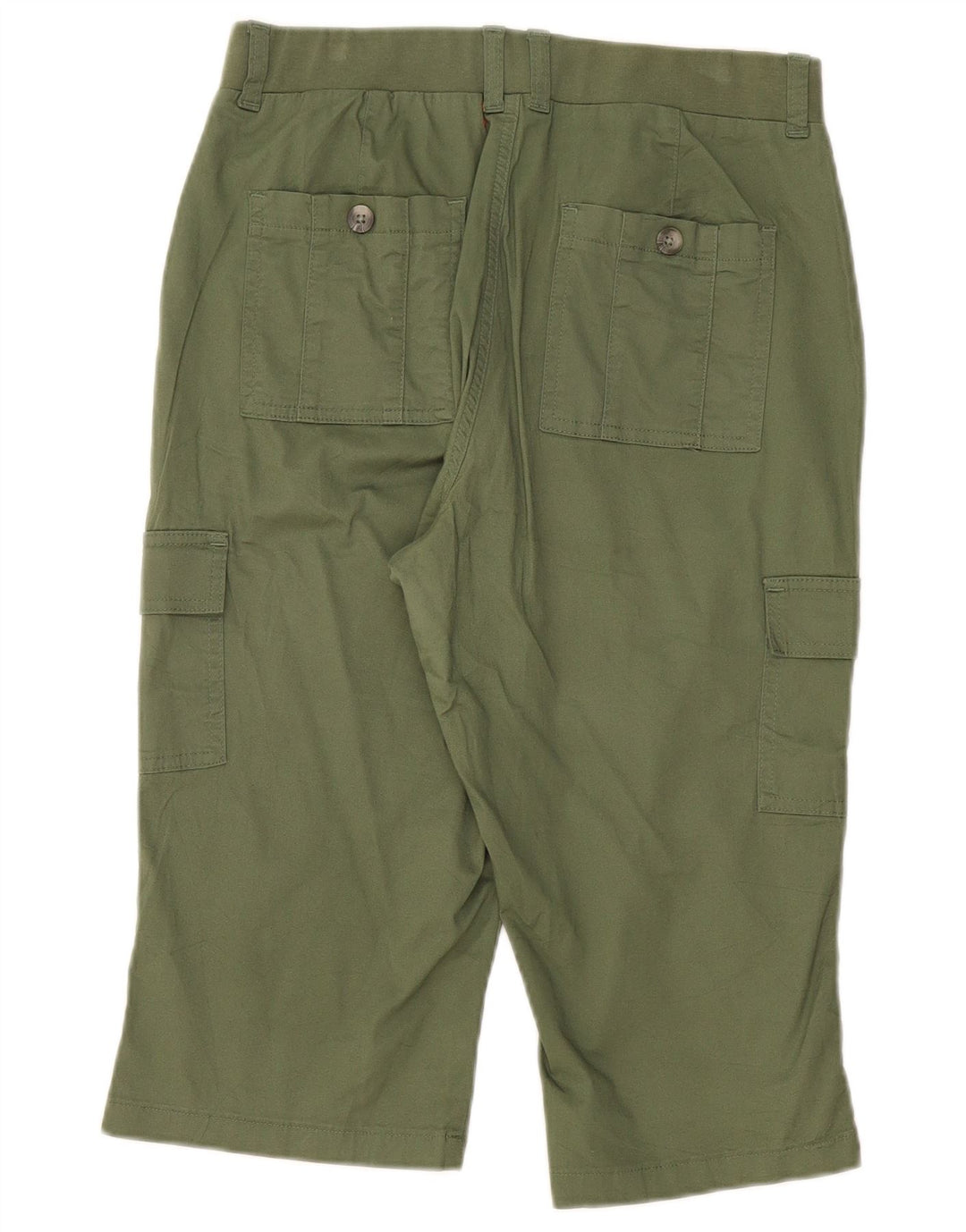 Lee Short cargo taille moyenne pour femme, coupe décontractée, W32, grand kaki
