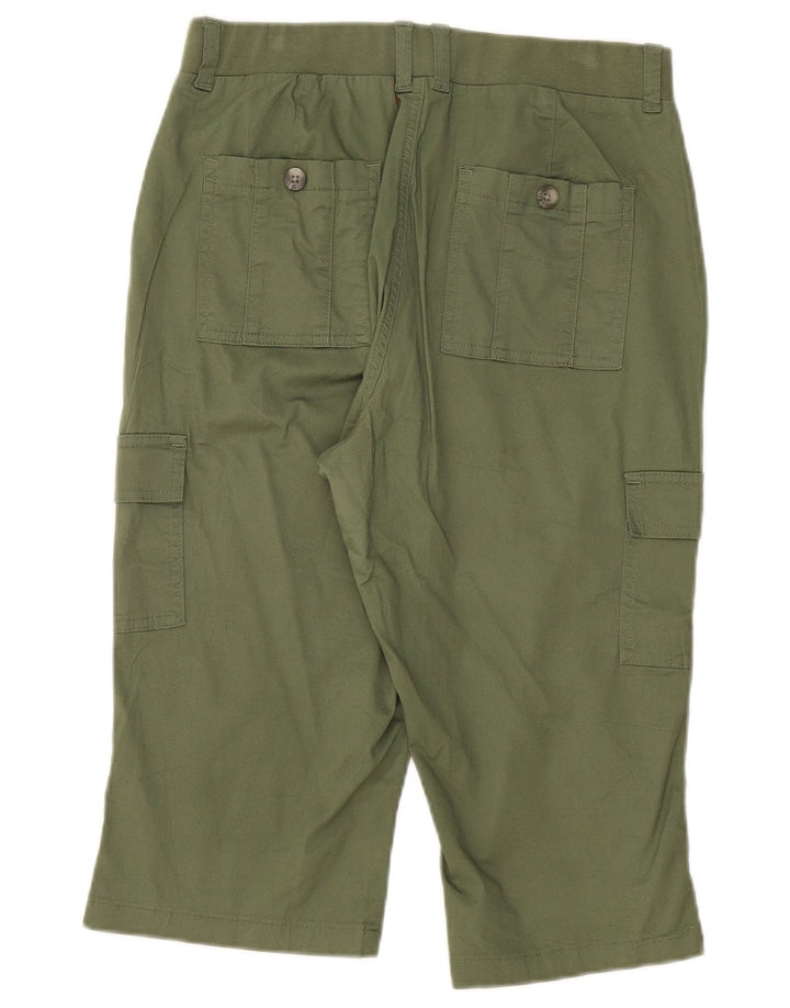 Lee Short cargo taille moyenne pour femme, coupe décontractée, W32, grand kaki