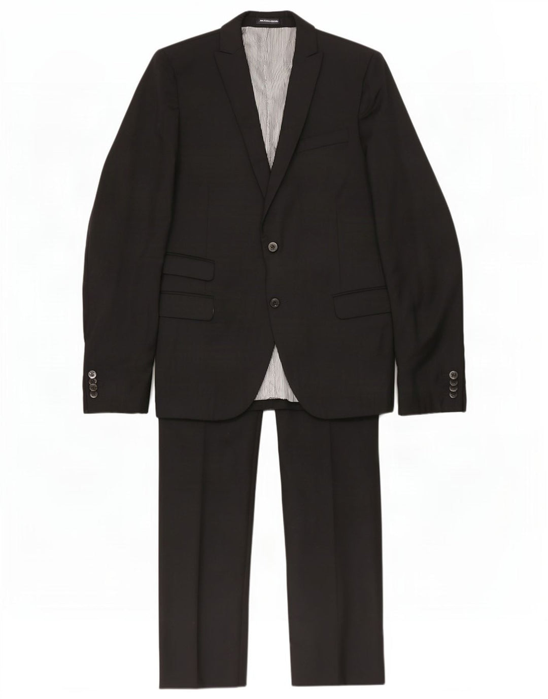 Daniele Alessandrini Costume 2 pièces pour homme IT 50 Large W34 L32 Noir