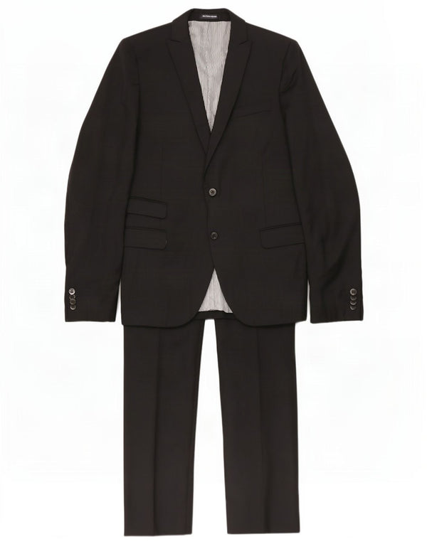 Daniele Alessandrini Costume 2 pièces pour homme IT 50 Large W34 L32 Noir