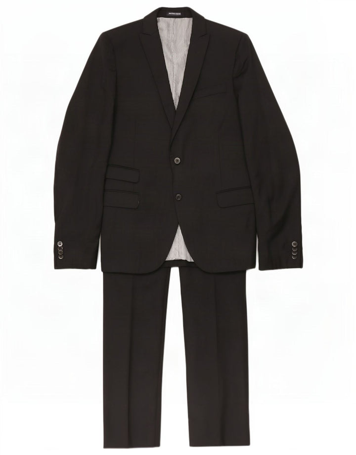 Daniele Alessandrini Costume 2 pièces pour homme IT 50 Large W34 L32 Noir