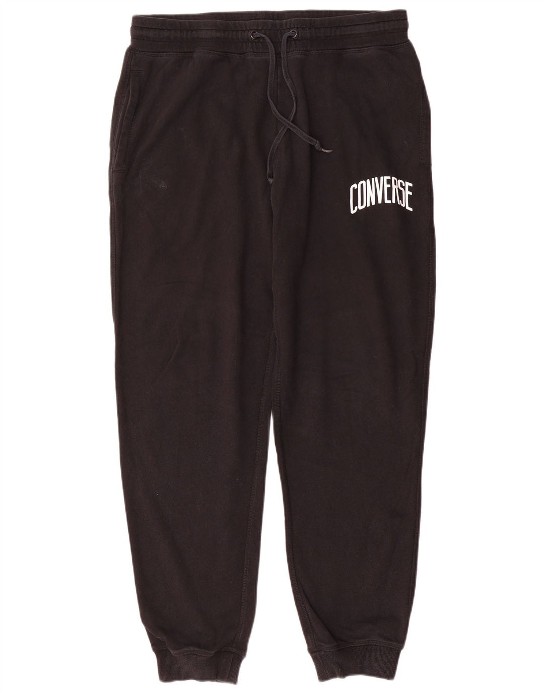 Converse Pantalon de Survêtement Graphique Homme Noir Moyen Coton