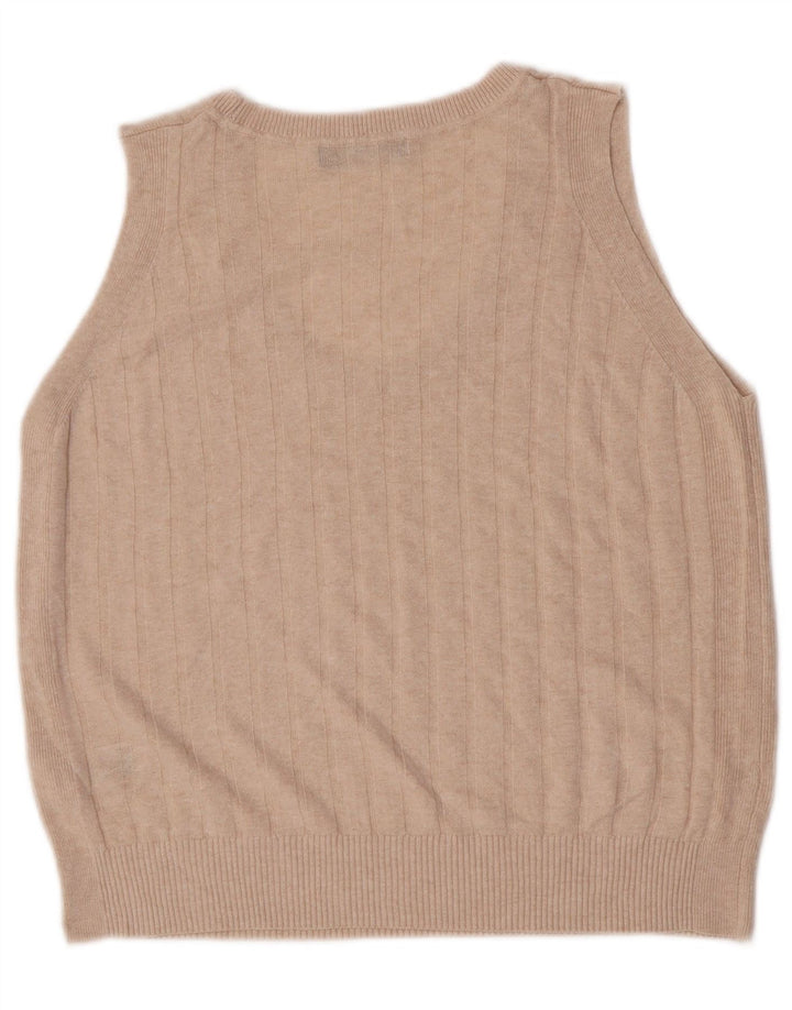 Marks & Spencer Débardeur pour femme UK 12 Viscose beige moyen