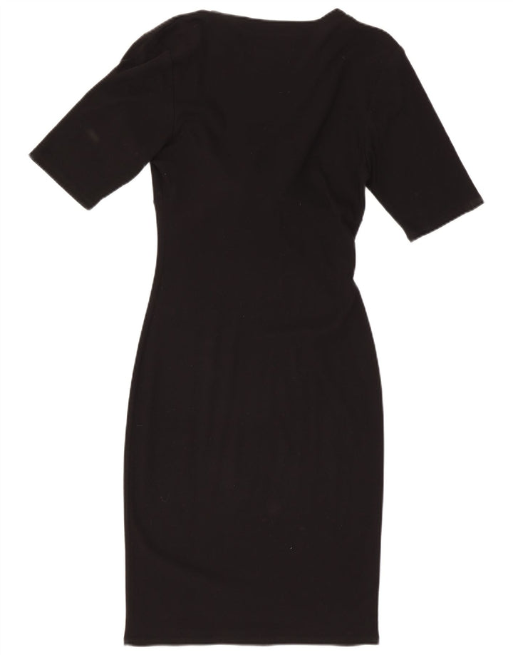 Ungaro Robe moulante pour femme UK 10 Small Noir