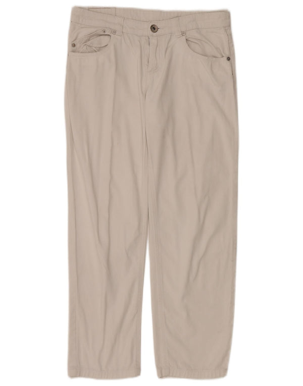 Liu Jo Pantalon décontracté droit pour fille 13-14 ans W30 L27 Coton beige