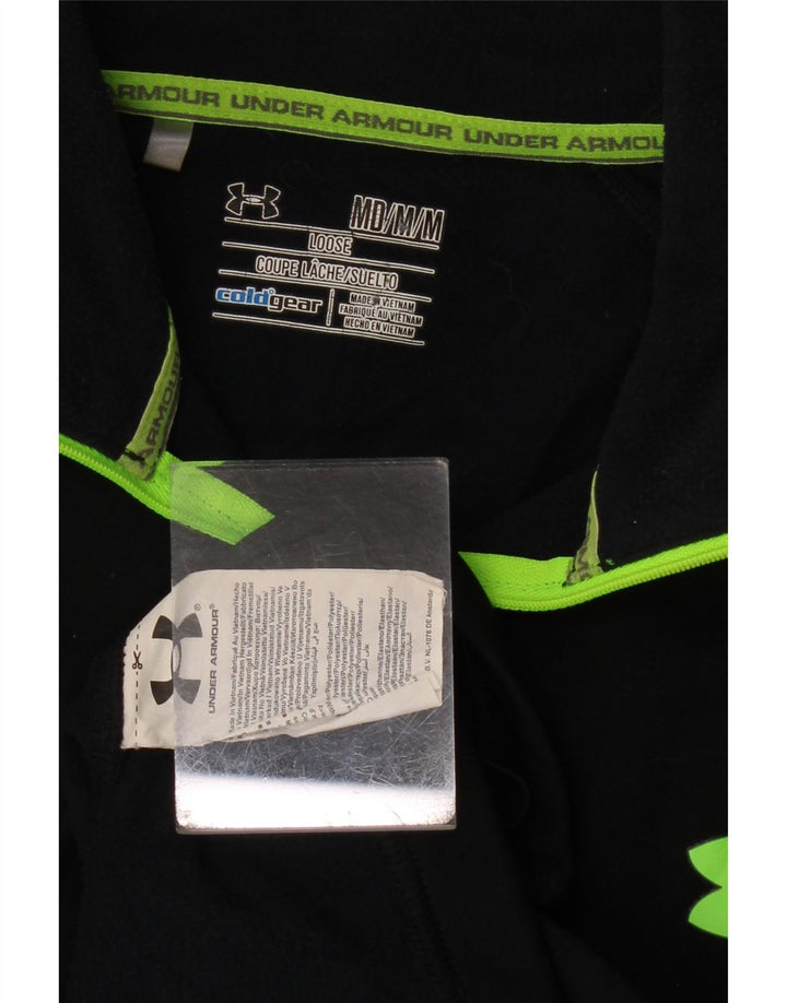 UNDER ARMOUR Haut de Survêtement Cold Gear Zip Neck Homme Noir Moyen