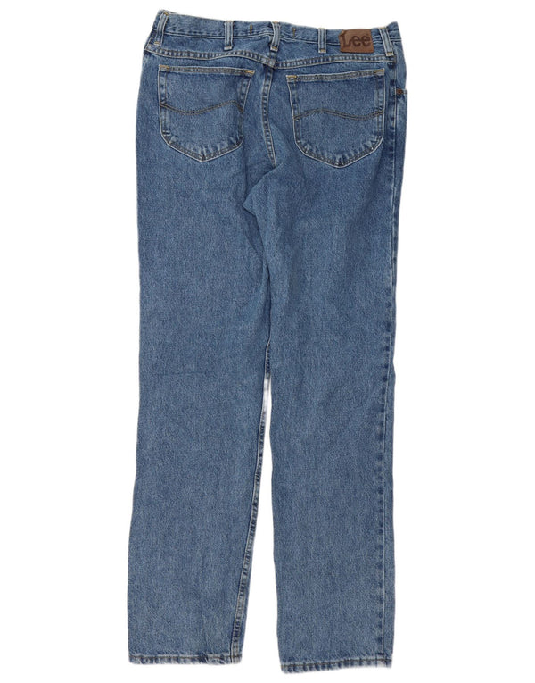 Lee Jean droit coupe droite W36 L34 homme bleu coton