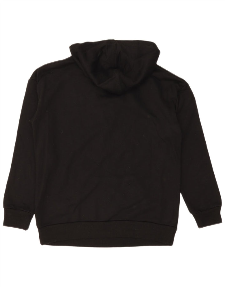 Guess Pull à capuche graphique pour femme UK 14 Noir moyen