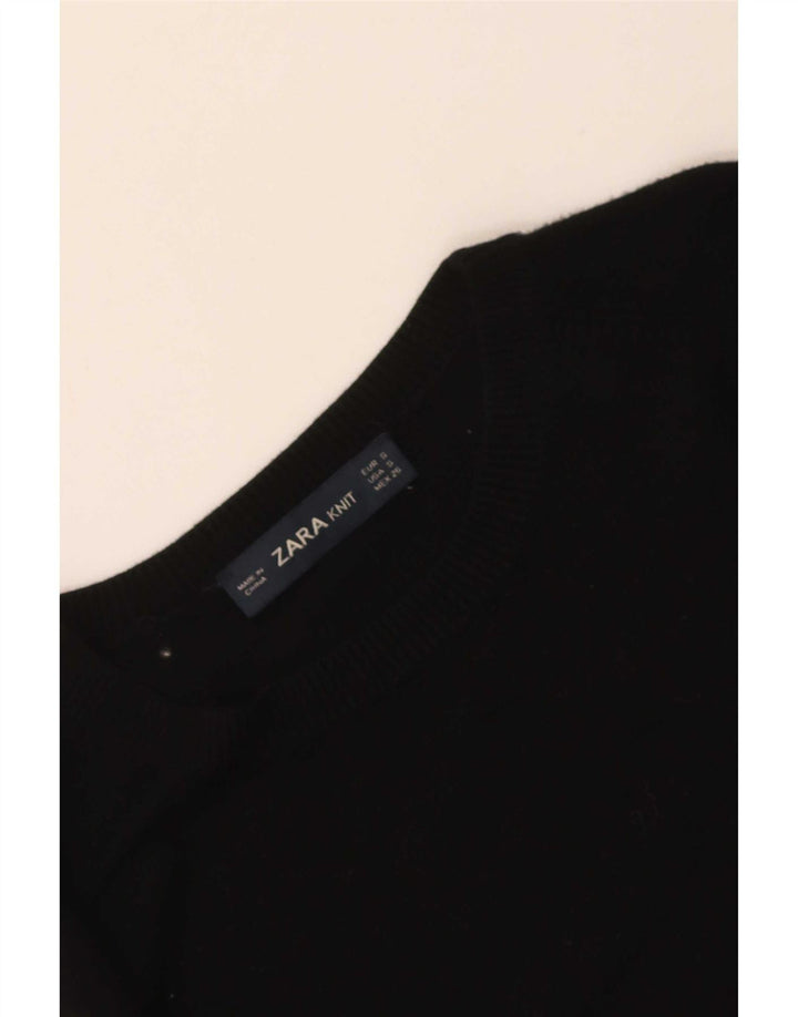 Zara Pull col bateau pour femme UK 8 Small Noir