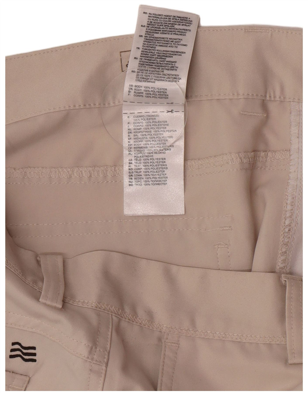 Adidas Pantalon Chino Droit Homme W32 L30 Beige Polyester