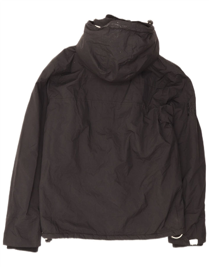 Superdry Veste coupe-vent à capuche Windcheater pour homme UK 38 Medium Noir