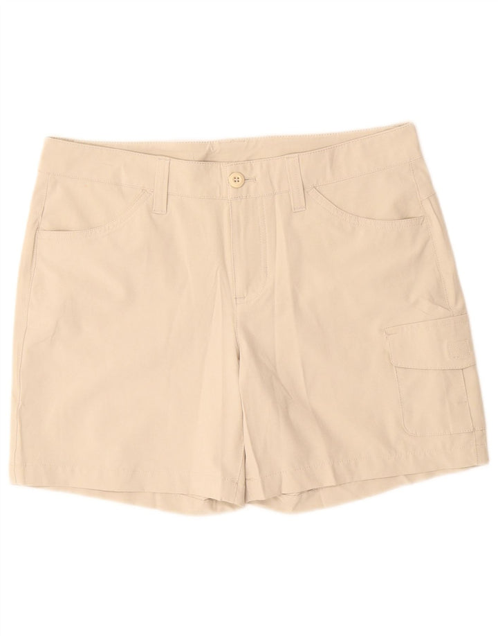 Eddie Bauer Short cargo pour femme US 8 Medium W30 Beige Polyester