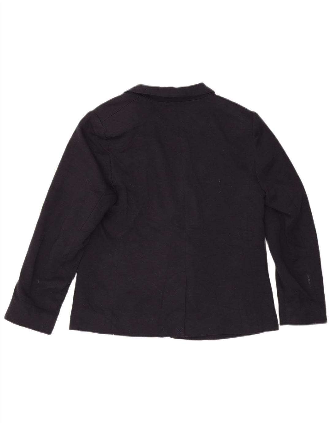 John Lewis Veste blazer à 1 bouton pour femme UK 14 Bleu marine moyen Polyester