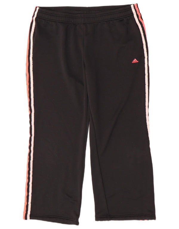 Adidas Pantalon de survêtement pour femme UK 20/22 XL Noir Polyester