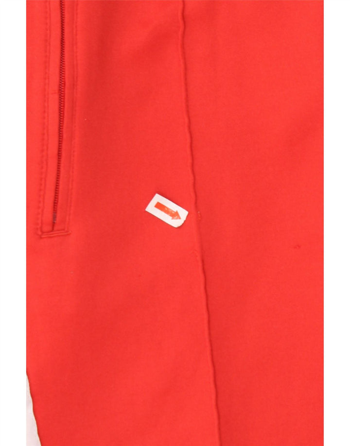 ADIDAS Pantalon de survêtement pour femme UK 8 Small Rouge Coton