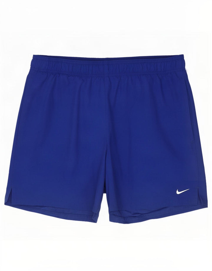Short de sport Nike Homme Bleu Moyen Polyester