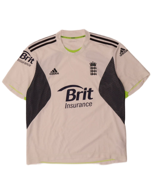 Adidas Hommes Climacool Graphic T-Shirt Top UK 42/44 Large Blanc Colorblock