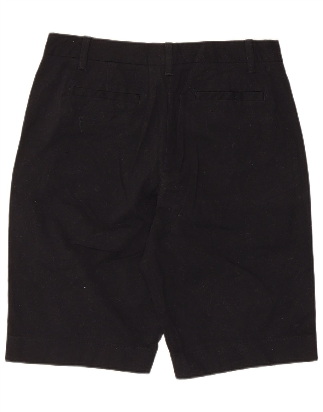 Marks & Spencer Short Chino Femme UK 12 Moyen W30 Coton Noir