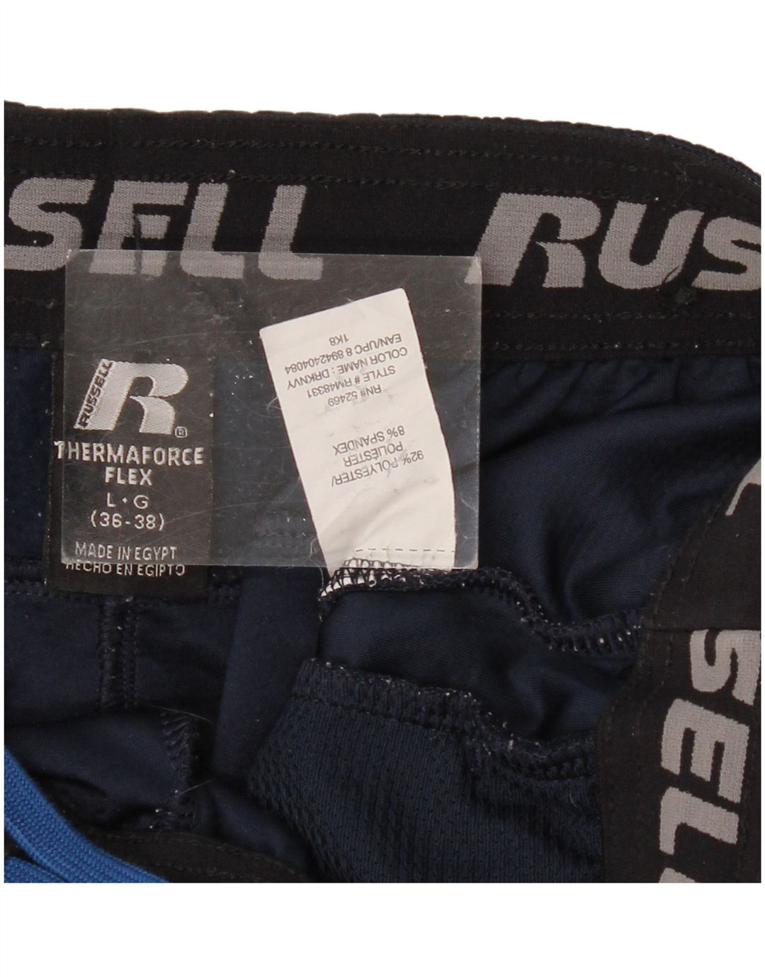 RUSSELL ATHLETIC Pantalon de survêtement Dri-Power pour homme Taille L Bleu marine