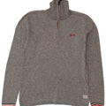 Jack & Jones Pull à col zippé pour homme Petit gris moucheté