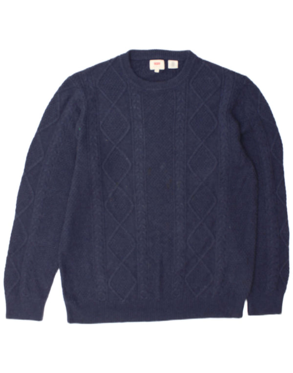Levi's Pull Col Ras Du Cou XL Homme Bleu Marine Coton