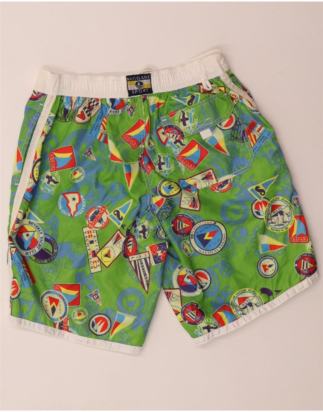 NAVIGARE Short de Bain Graphique Homme IT 50 Large Vert
