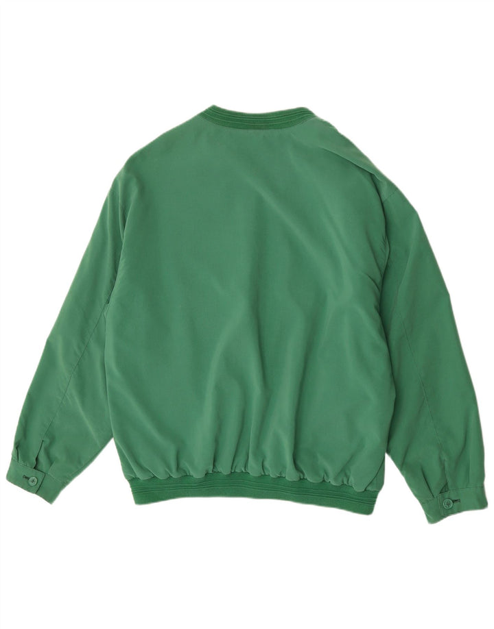 Veste Bomber Homme Vintage UK 42 XL Polyester Vert