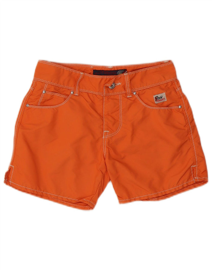 ROY ROGERS Boys Casual Shorts 9-10 Years W24  Orange Polyester