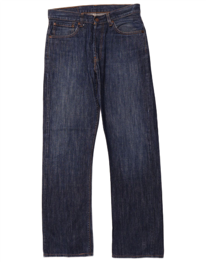 LEVI'S Jean Droit 210 Homme W32 L34 Bleu Marine Coton