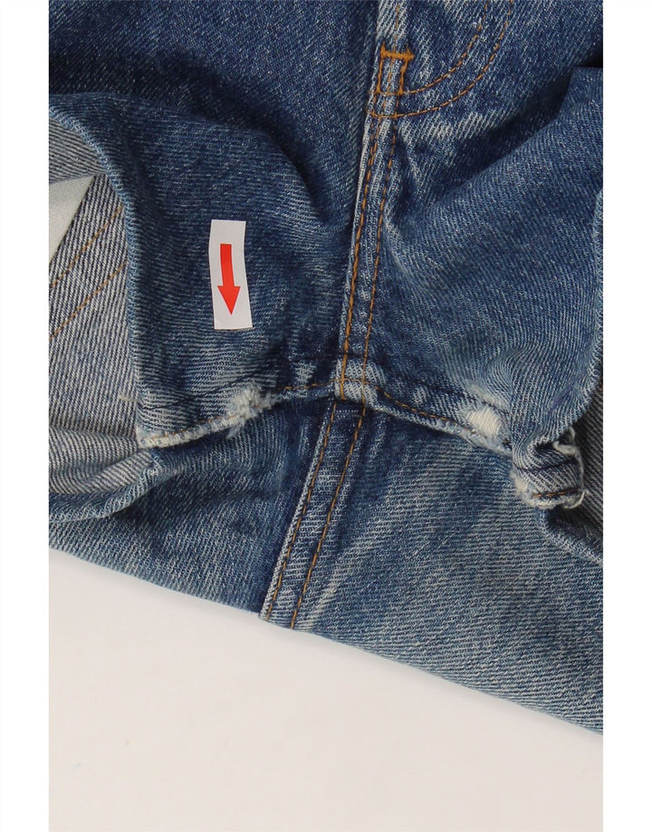 Levi's Short en Jean 501 Femme W29 Bleu Moyen Coton