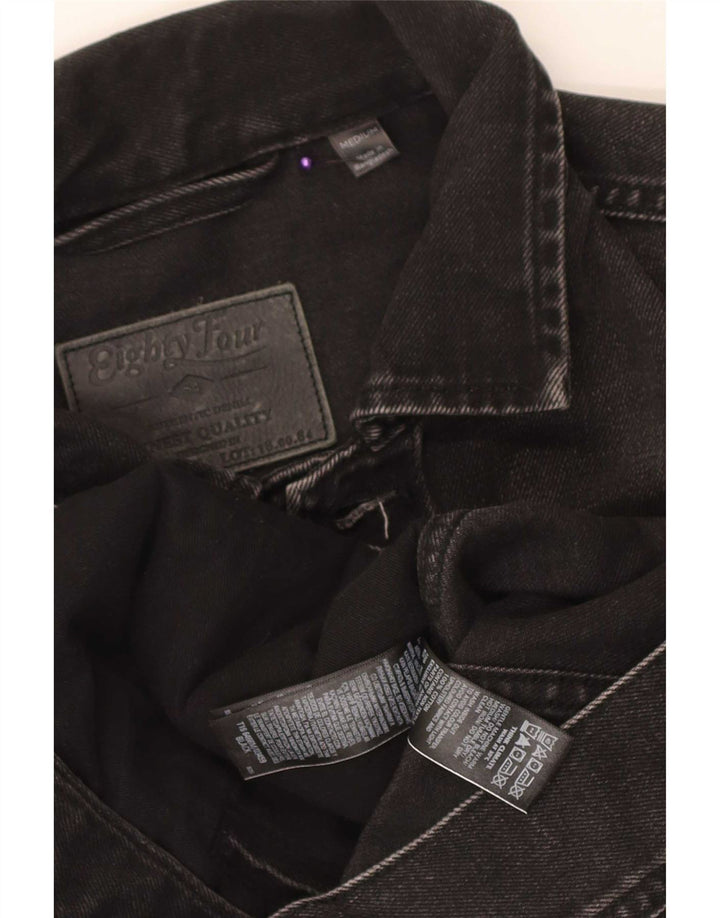 Marks & Spencer Veste en jean pour homme UK 38 Coton noir moyen
