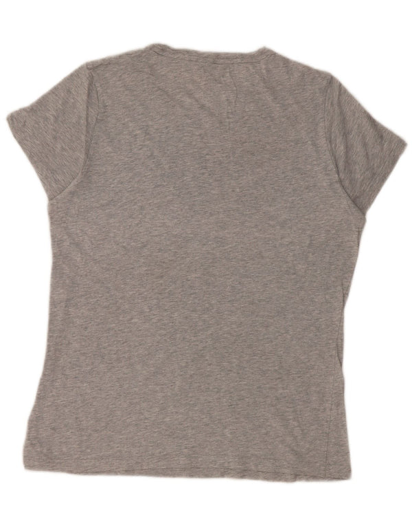 PUMA Womens Graphic T-Shirt Top UK 14 Medium Grey