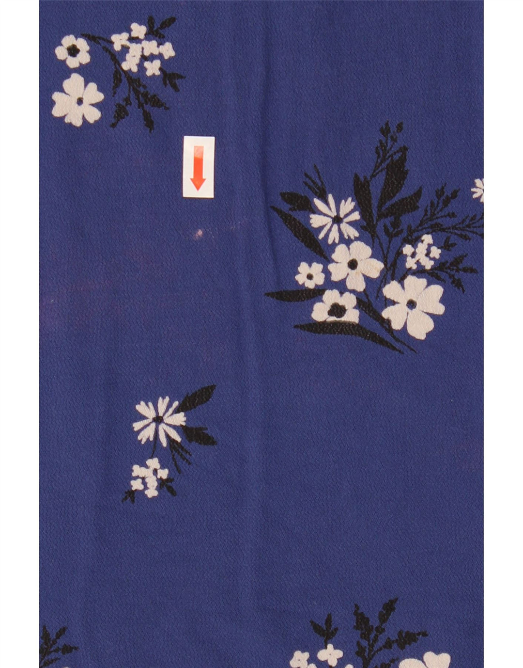 Marks & Spencer Chemisier à manches longues pour femme UK 12 Bleu marine moyen floral