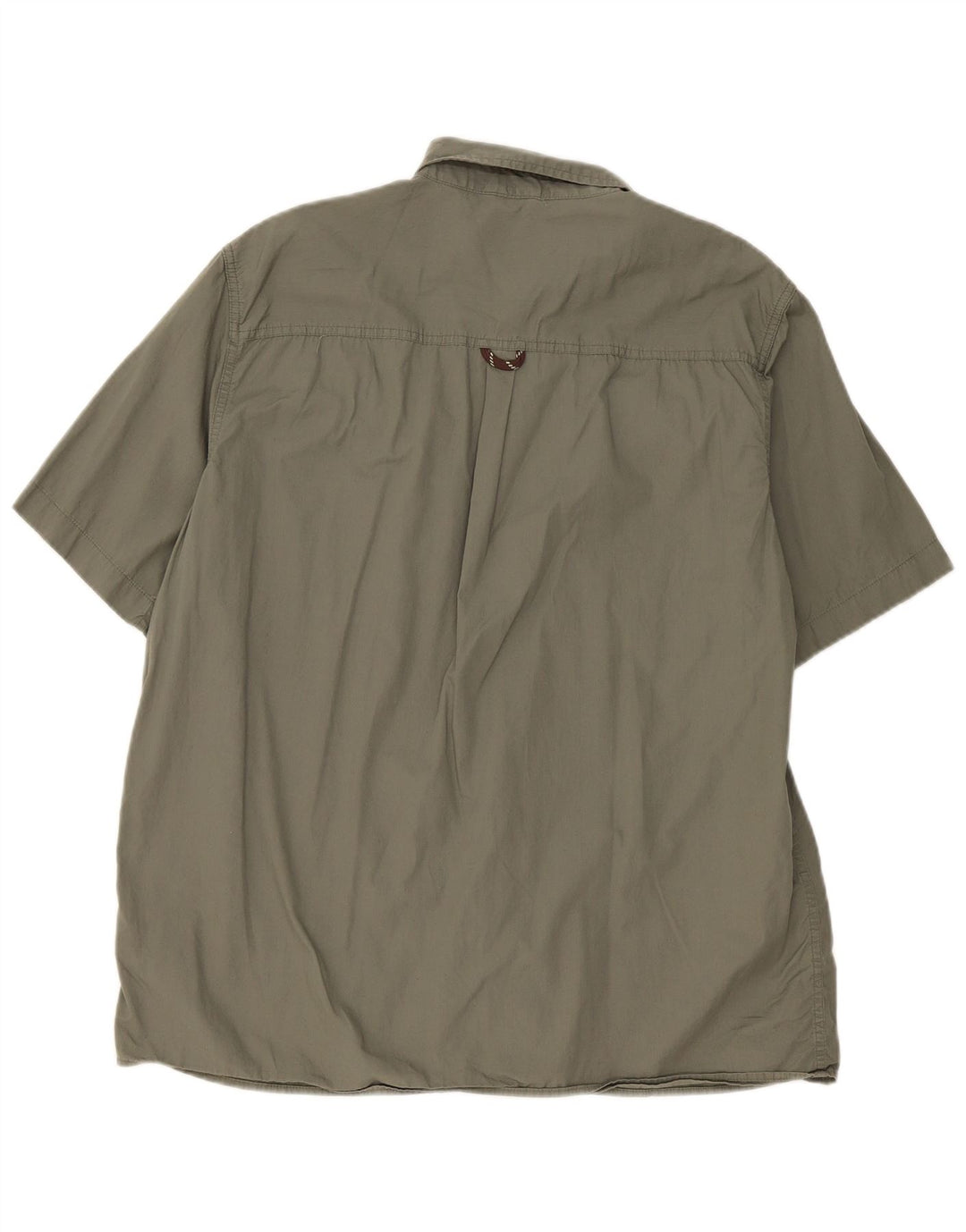 Wrangler Chemise à manches courtes pour homme Grand coton kaki