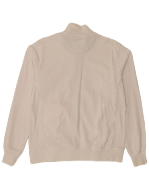 Champion Veste de survêtement Easy Fit pour femme UK 16 Large Blanc Coton