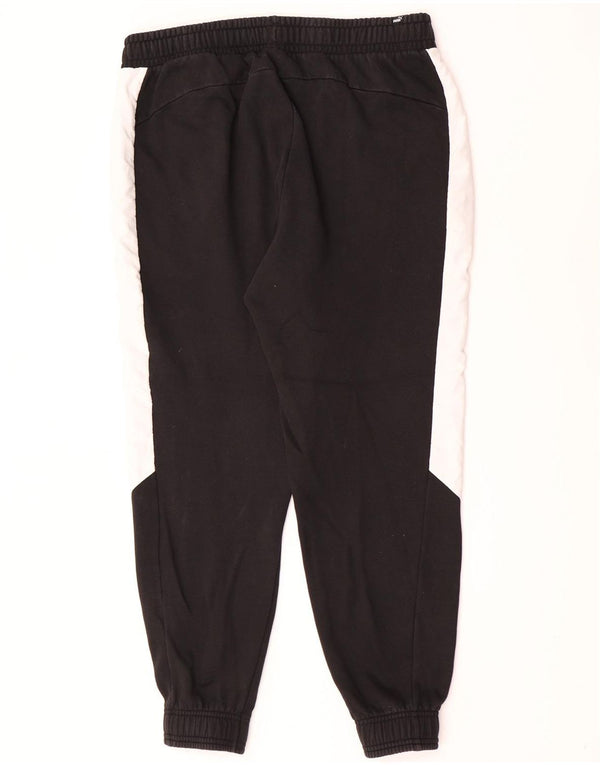 Puma Pantalon de survêtement pour homme en coton color block XL Noir