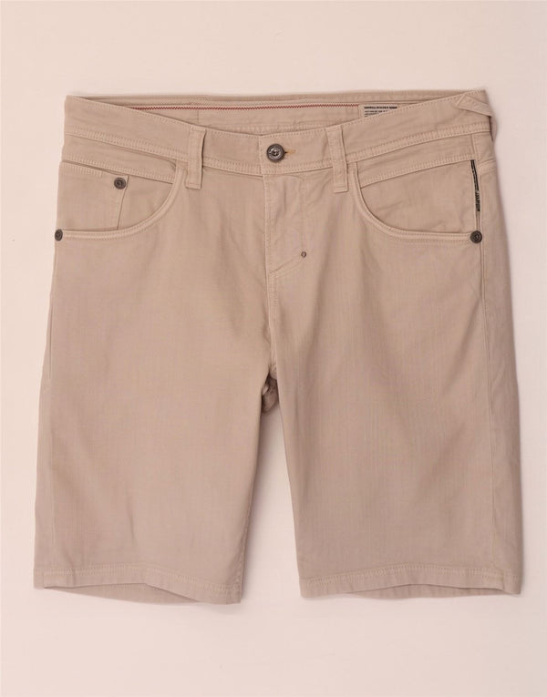 Meltin' Pot Short décontracté pour femme W32 Grand coton beige