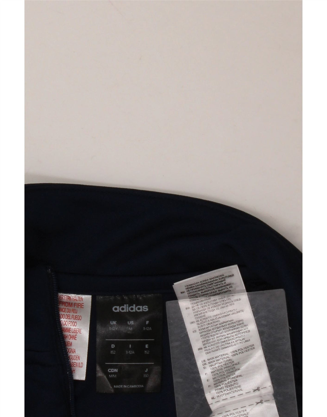 ADIDAS Haut de survêtement Climalite Pullover pour garçon 11-12 ans Bleu marine