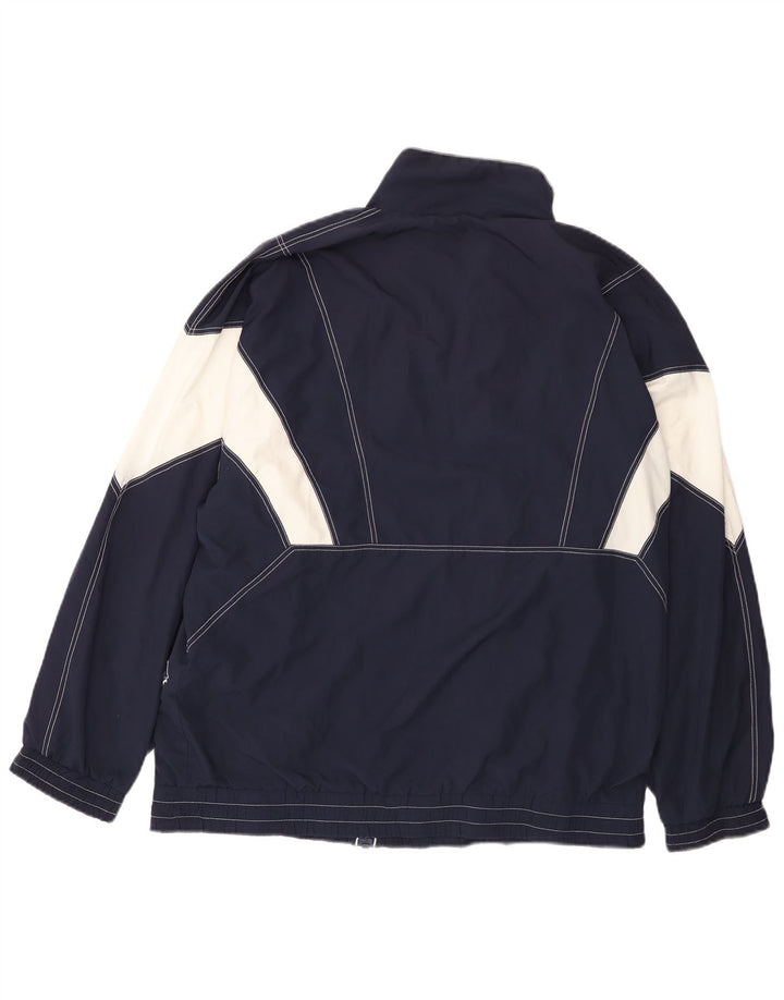 Active Veste de survêtement pour homme Large Bleu marine Colourblock