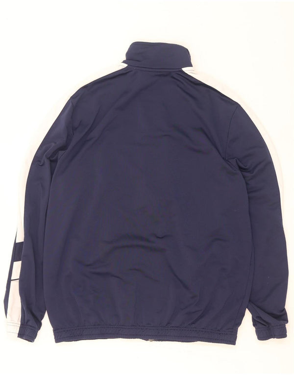 Puma Veste de survêtement pour homme XL Bleu marine Colorblock Polyester