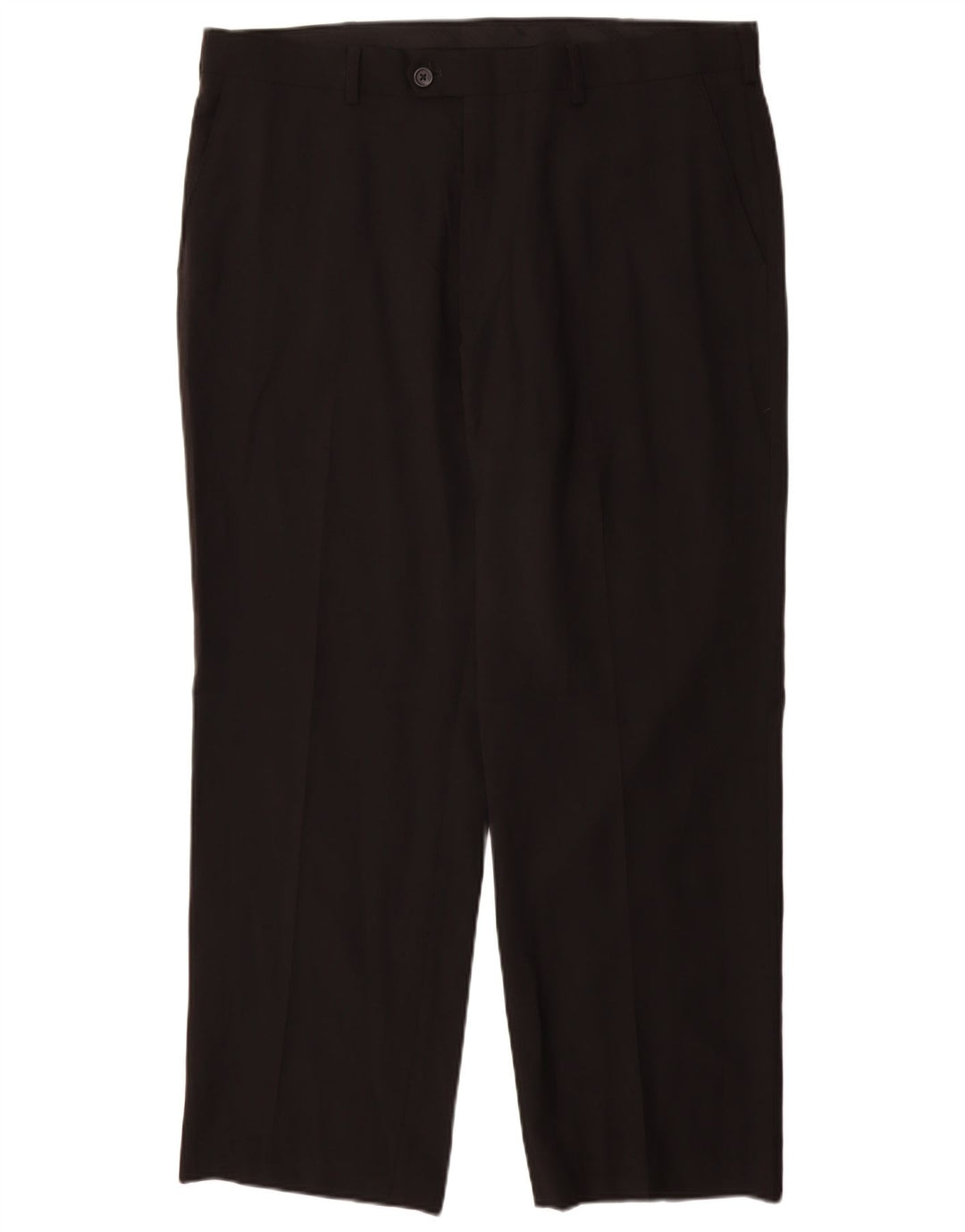 IZOD Pantalon de Costume Droit Homme W38 L30 Noir Polyester