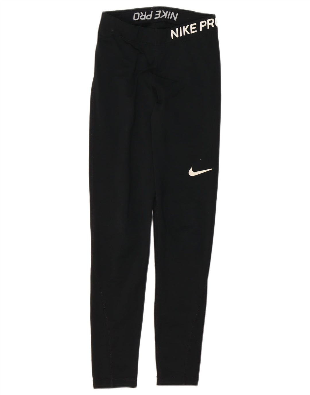 NIKE Legging graphique Dri Fit pour femme UK 4 XS Noir