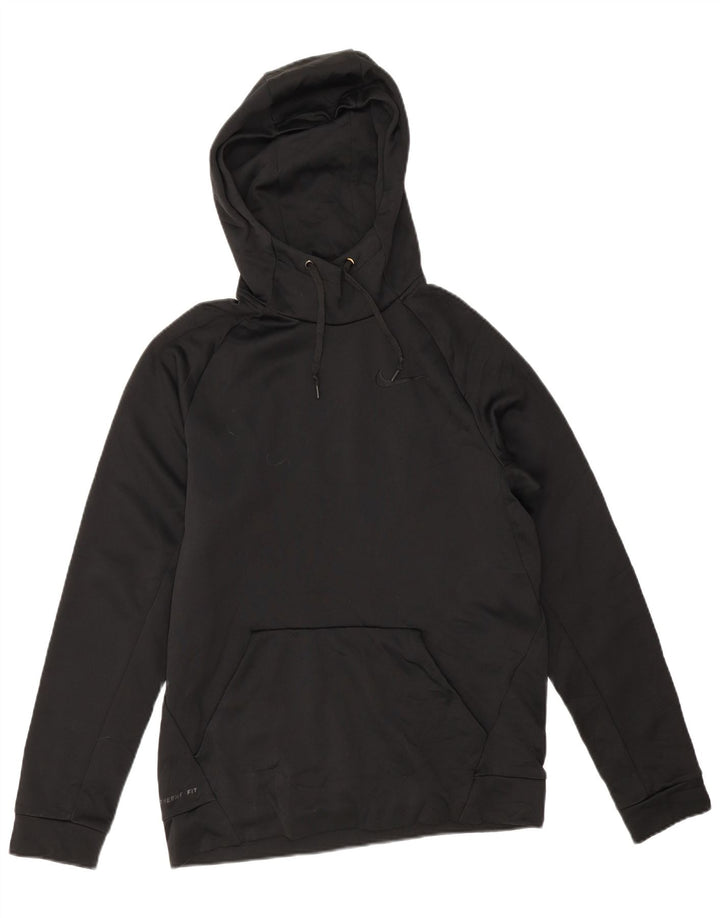 Nike Pull à capuche Therma-Fit pour homme Noir moyen Polyester