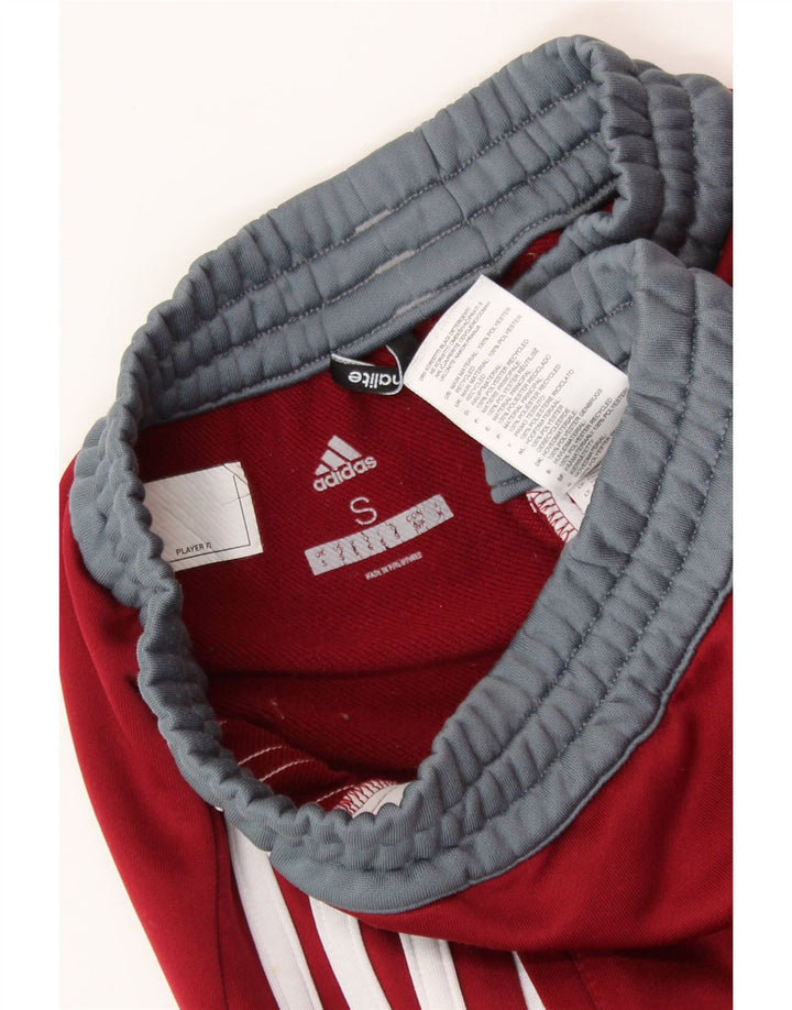 ADIDAS Pantalon de survêtement Climalite pour homme Small Bordeaux Colourblock