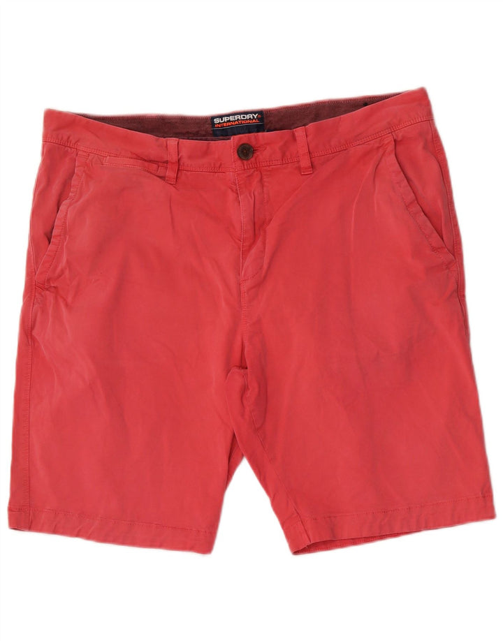 Superdry Short Chino Homme W36 Grand Rose Coton