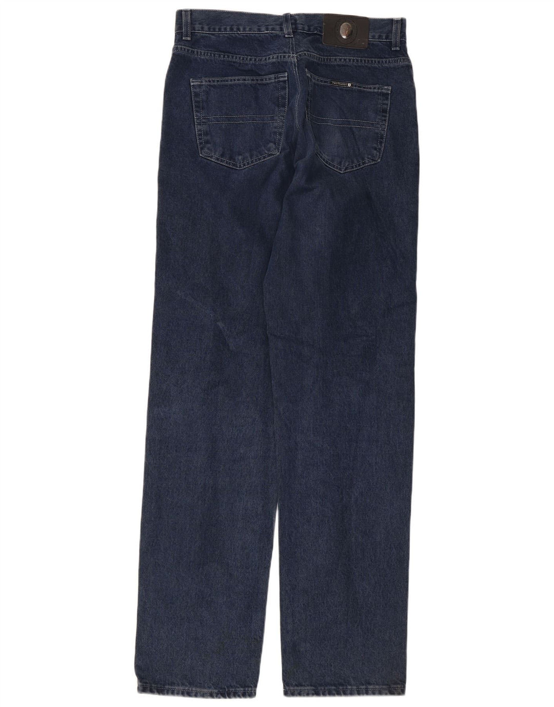 Trussardi Jean Droit W34 L32 Bleu Marine Coton Homme