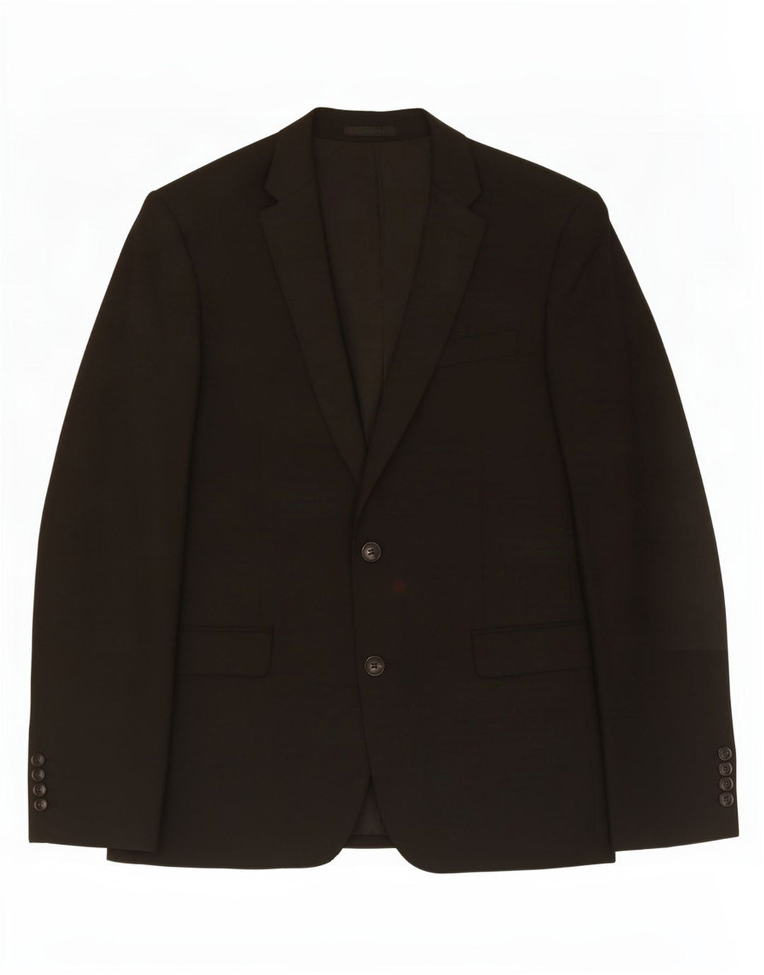 John Lewis Veste blazer à 2 boutons pour homme UK 40 Large Noir Polyester