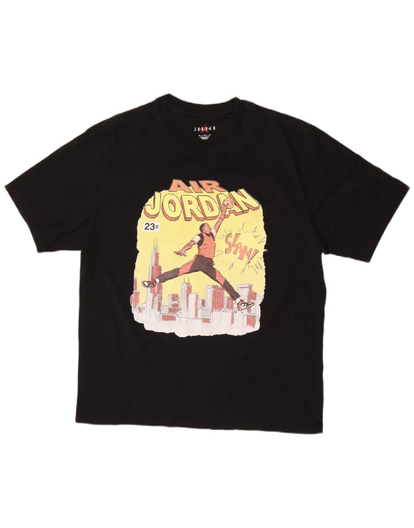Jordan Mens Air Graphic T-Shirt Top XL Noir Coton