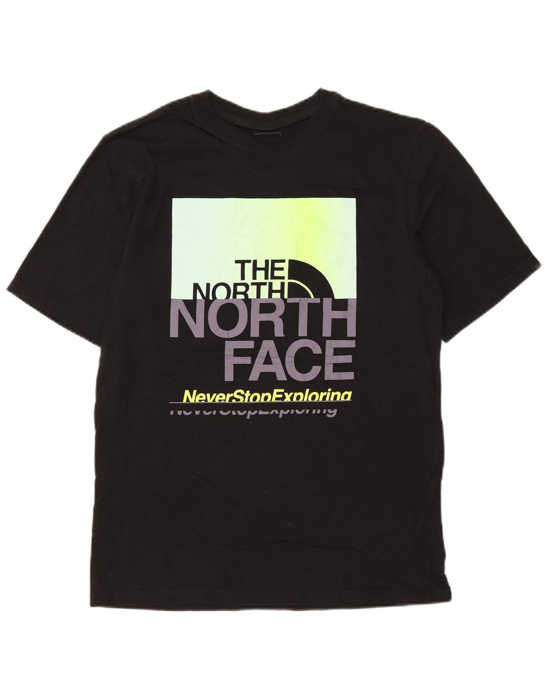 The North Face T-shirt graphique pour homme en coton noir moyen