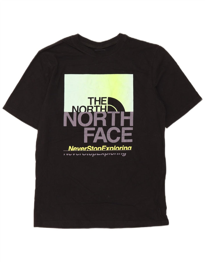 The North Face T-shirt graphique pour homme en coton noir moyen